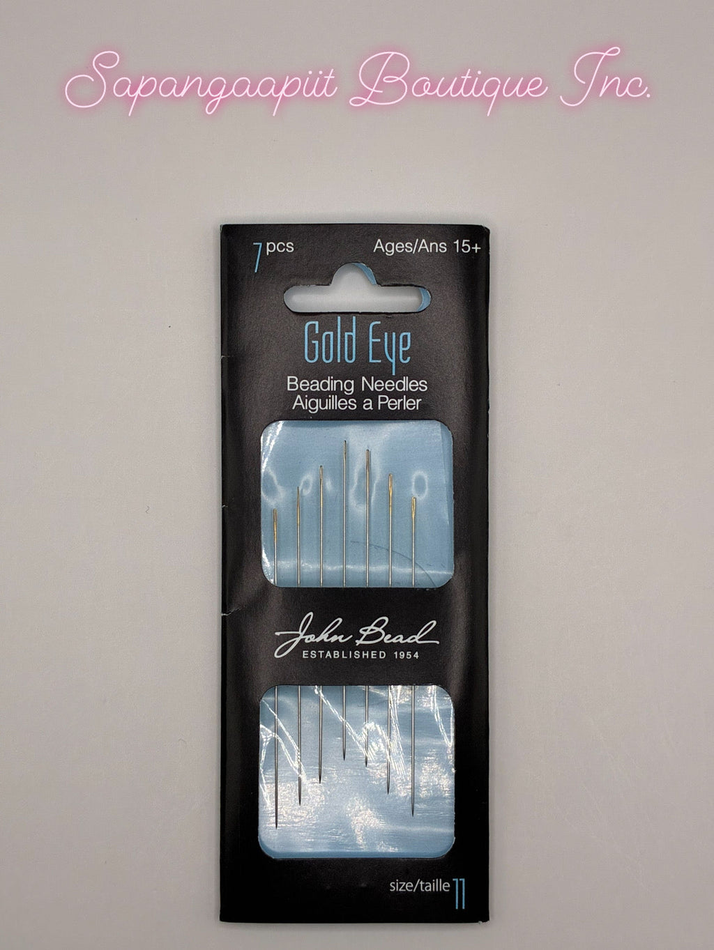 John Bead Gold Eye Beading Needles - Size 10