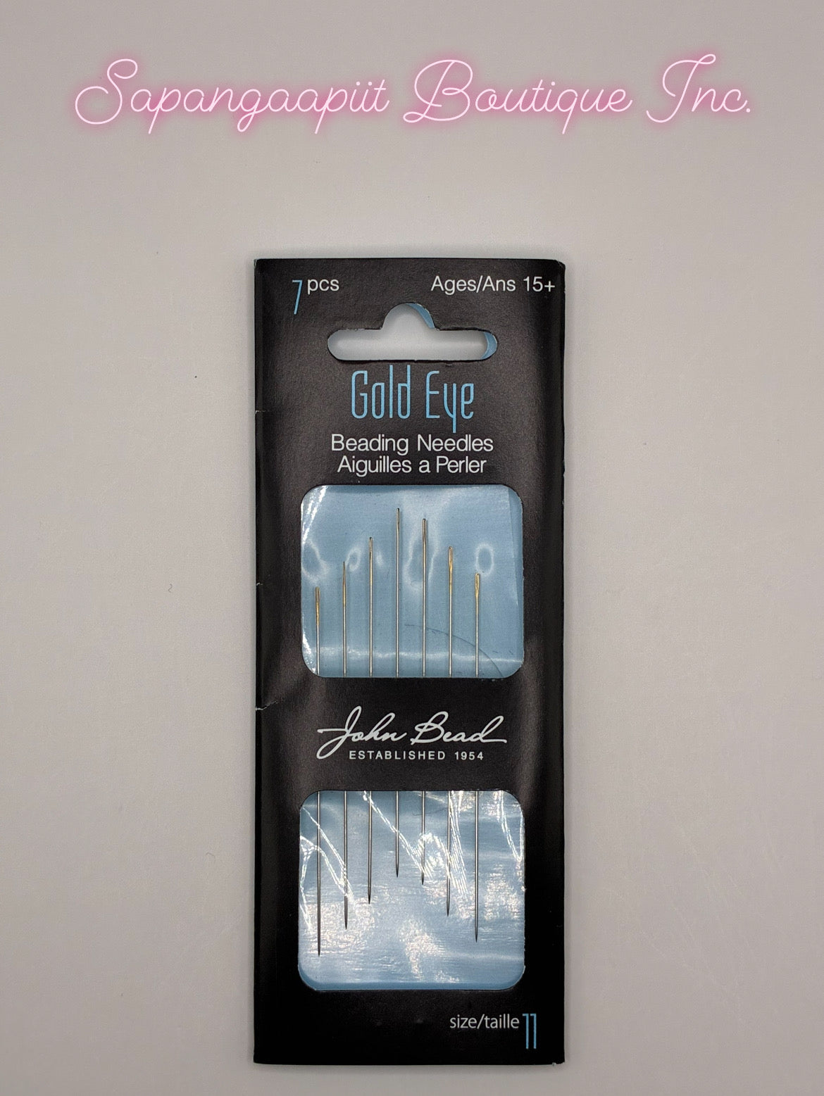 John Bead Gold Eye Beading Needles - Size 10