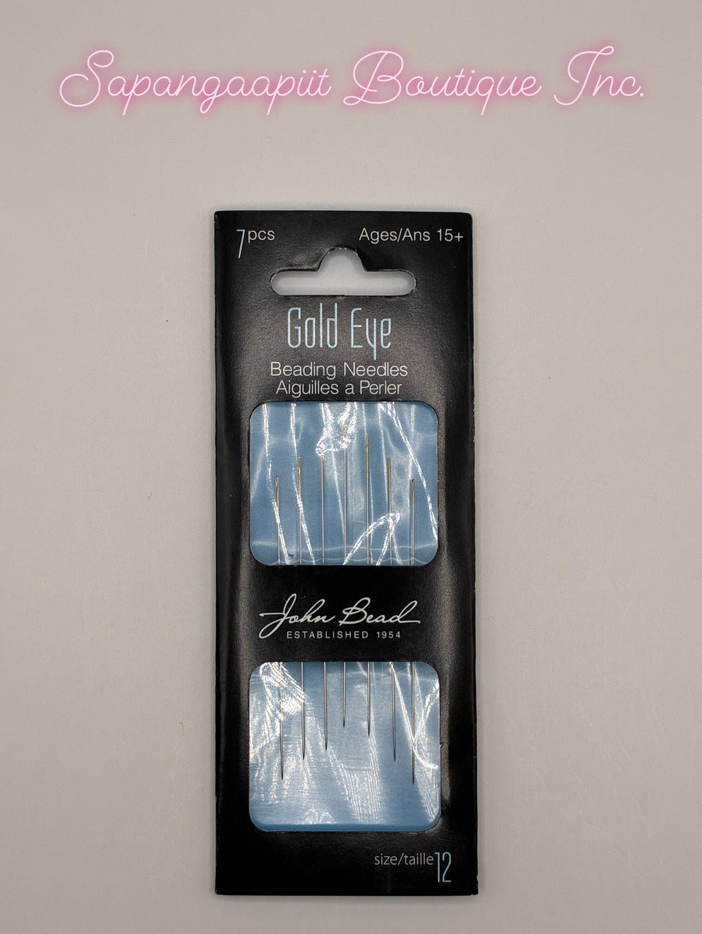 John Bead Gold Eye Beading Needles - Size 10