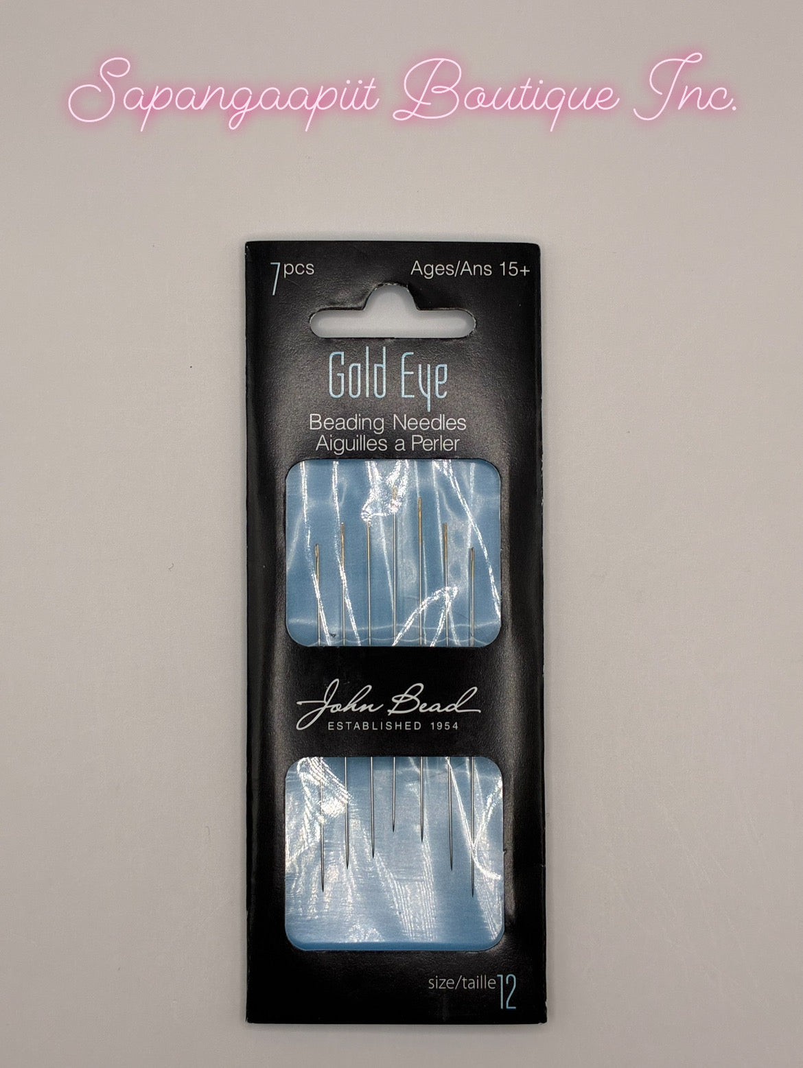 John Bead Gold Eye Beading Needles - Size 10
