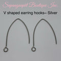 V shaped earring hooks