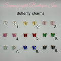 Butterfly charms 10mm x 10mm
