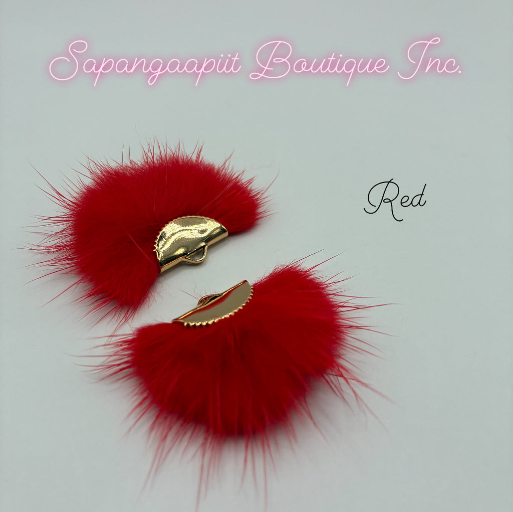 Mink Fur - Gold Tassel