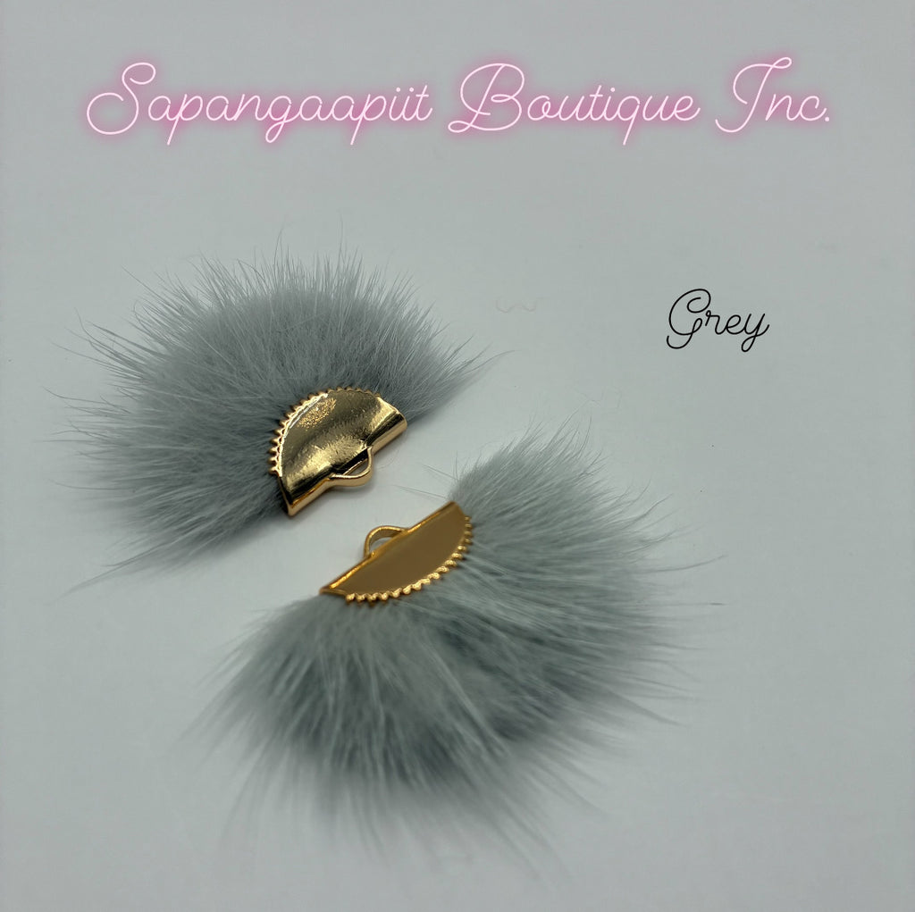 Mink Fur - Gold Tassel